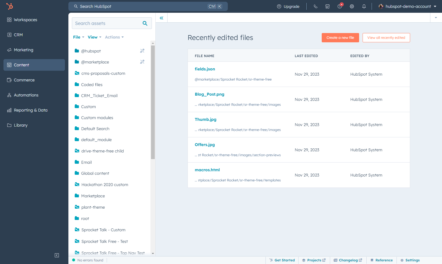 This is where you can access and manage the back-end coding of your Web pages and templates