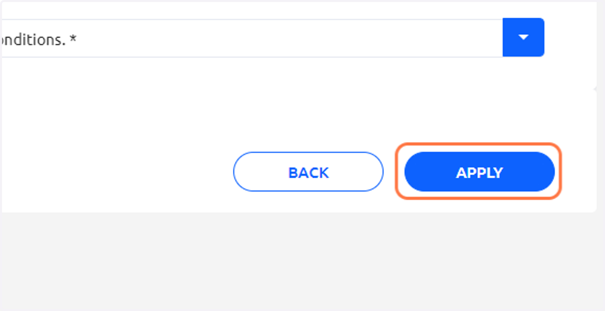 When you are finished, click on APPLY.