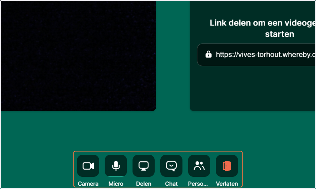 Video-vergader opties