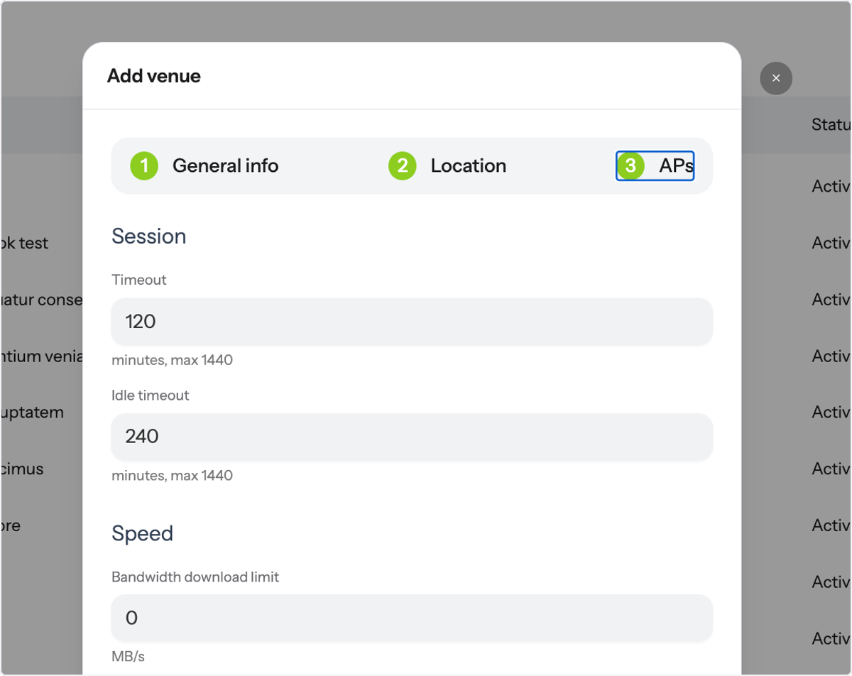 Adjust AP Settings