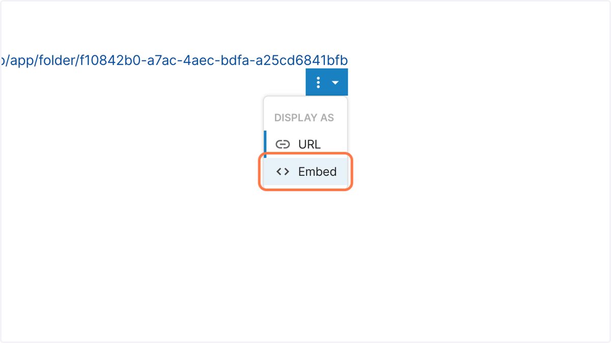 Click on Embed!