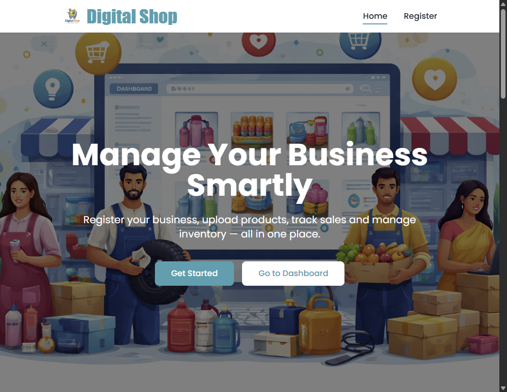 Visit https://digitalshop.com.ng and click on Get Started