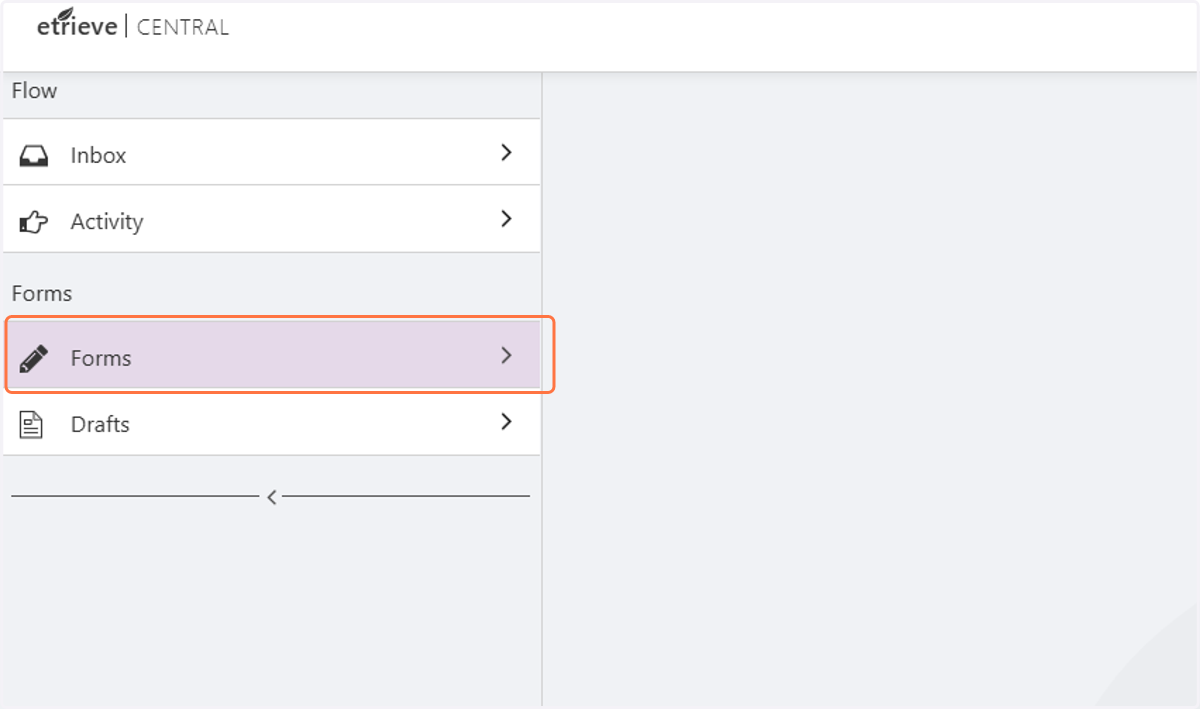 Find all published Forms under the Forms area