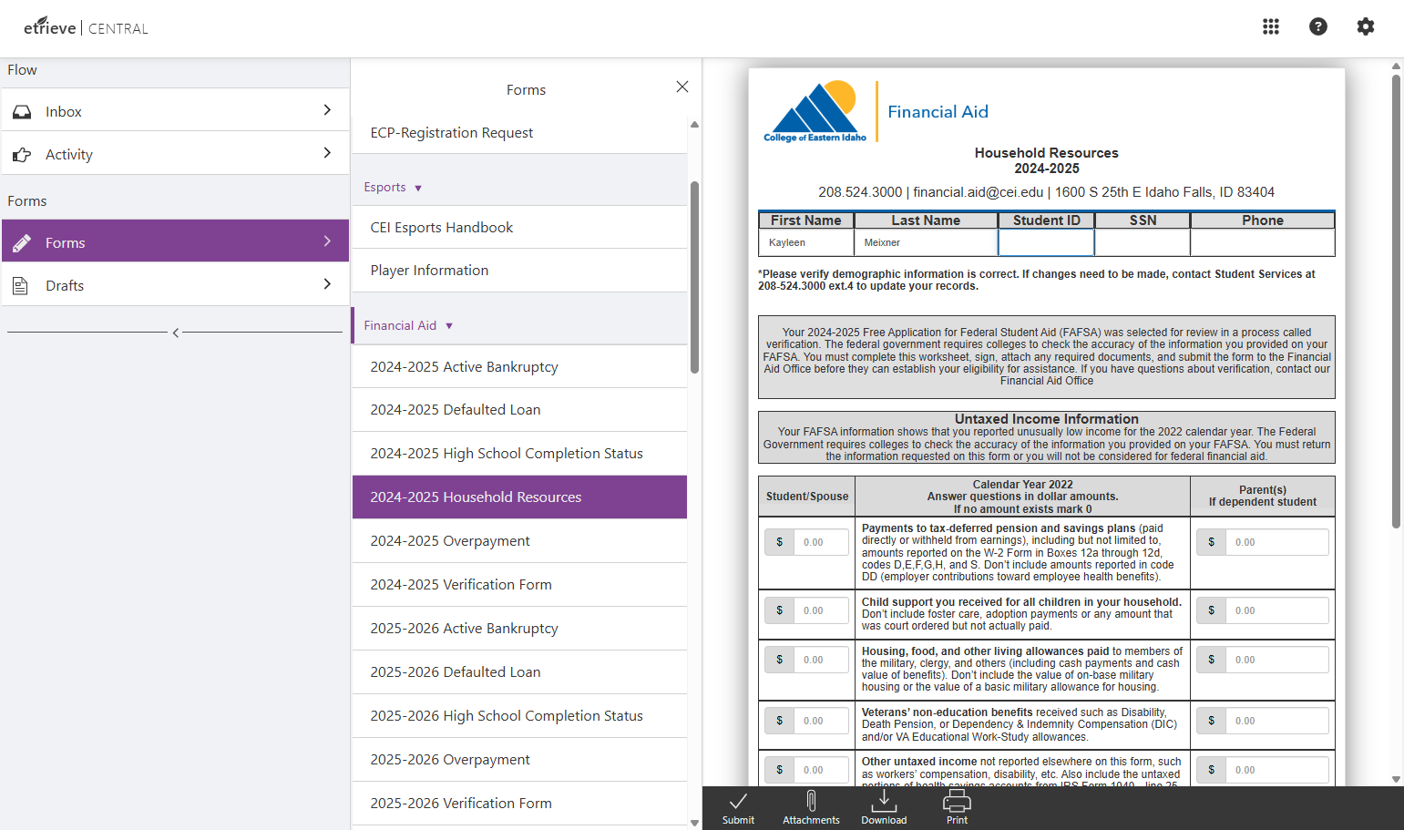 Fill out the form completely and upload attachments if needed!