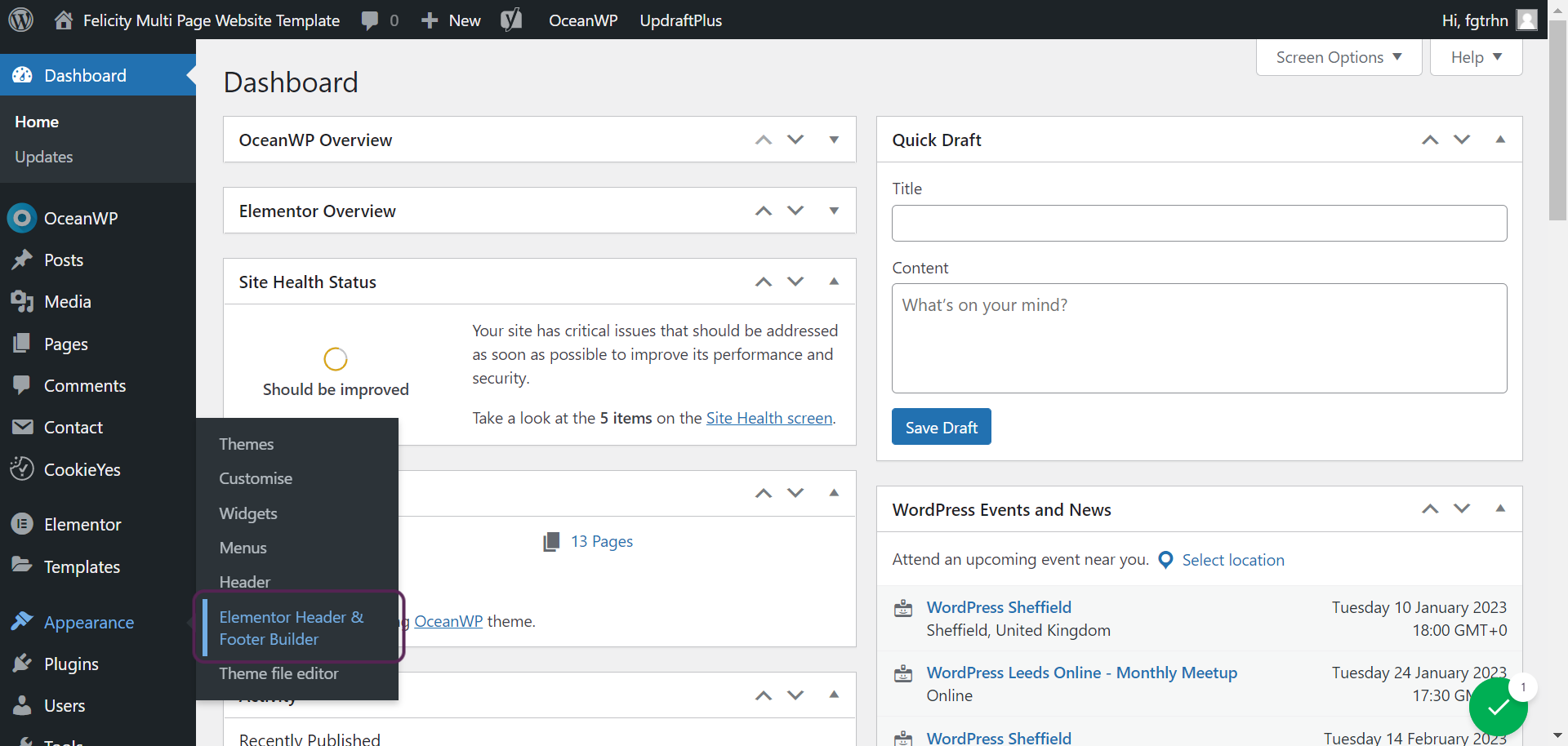 Set Up Footer - Kim Scotland Support