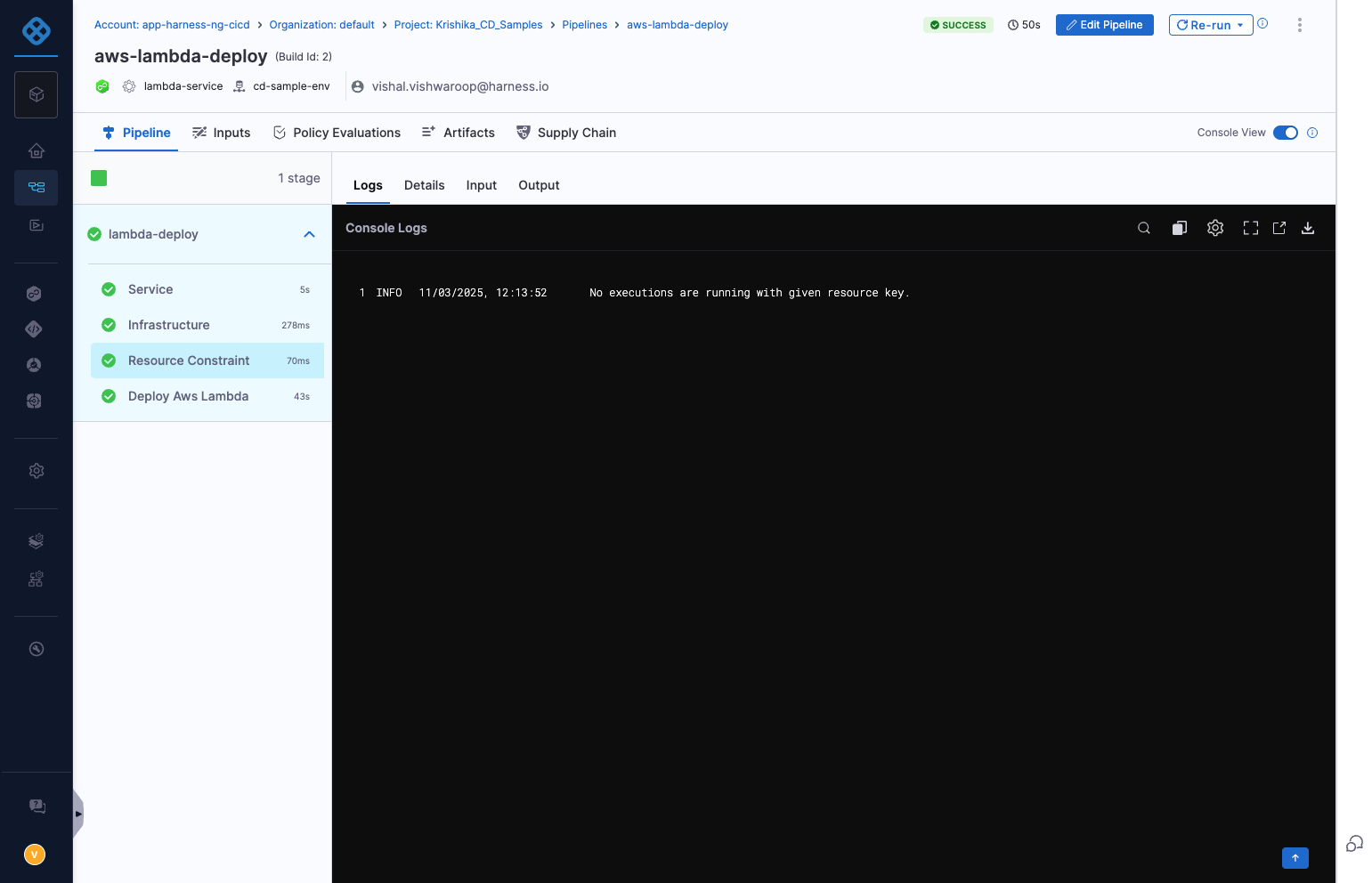 Execution Summary: Resource Constraint