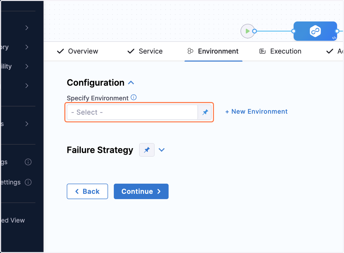 Click on - Select -