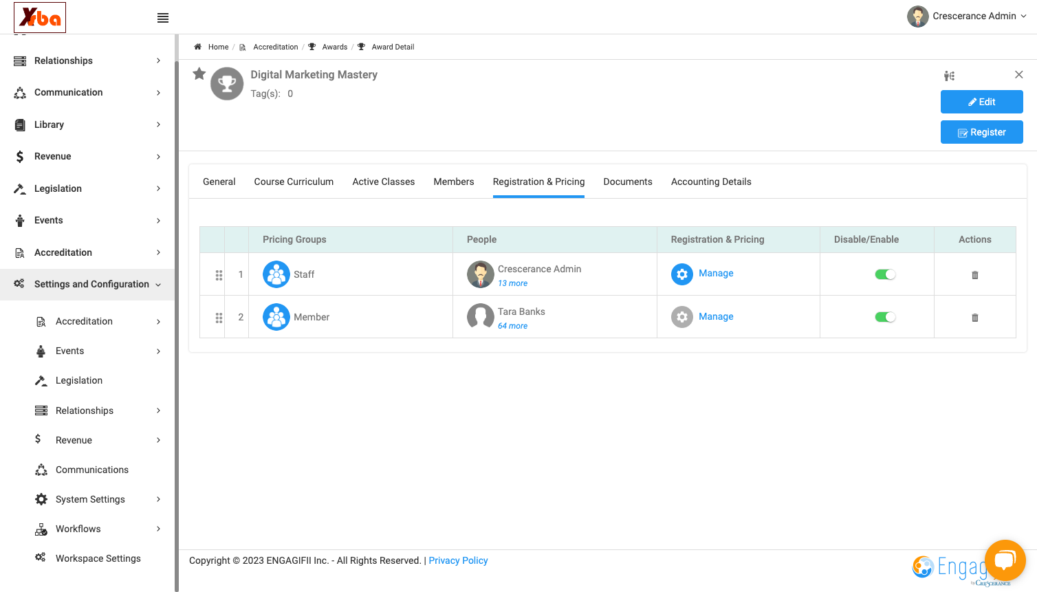 Click on Workflows