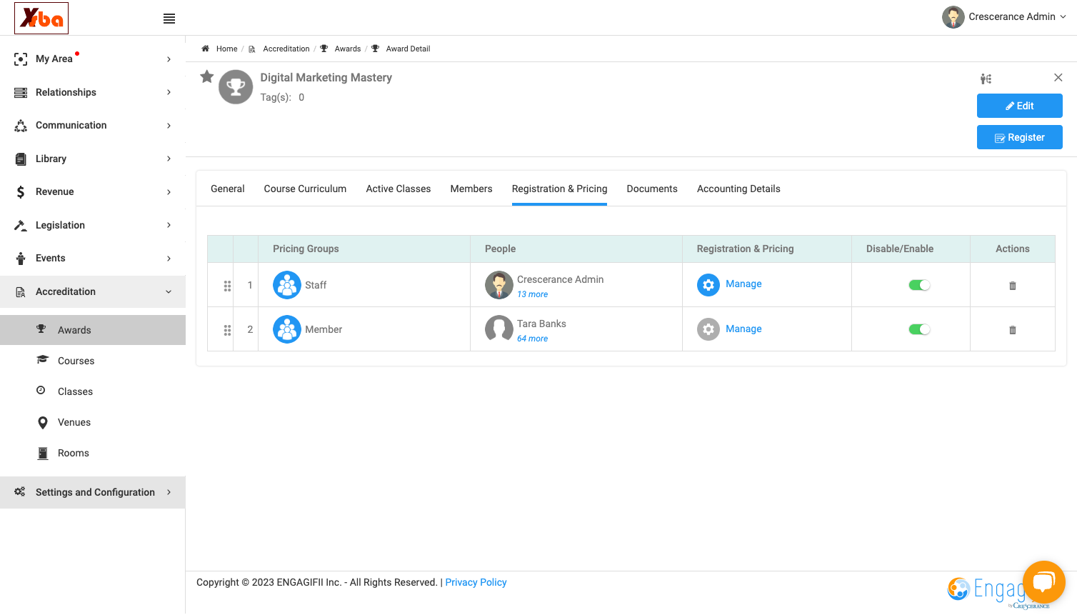 Click on Settings and Configuration
