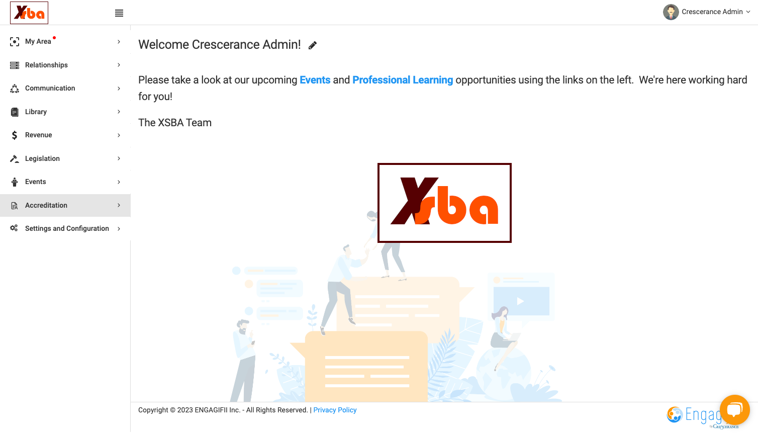 Click on Accreditation