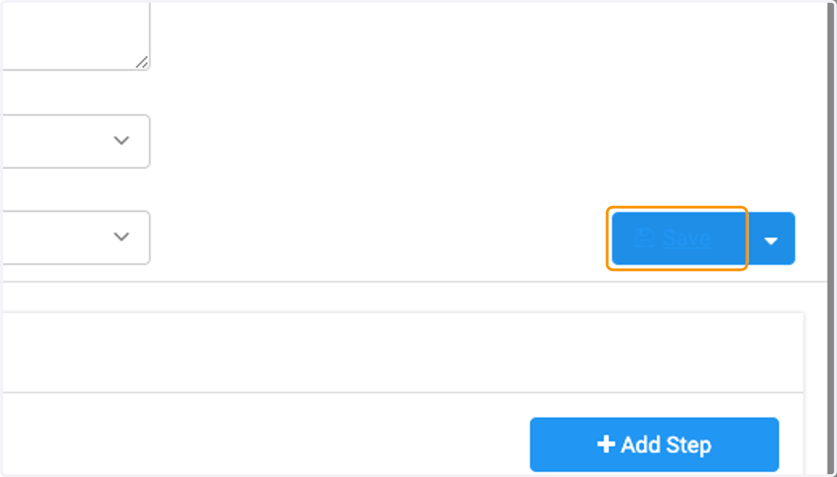 Click on Save
