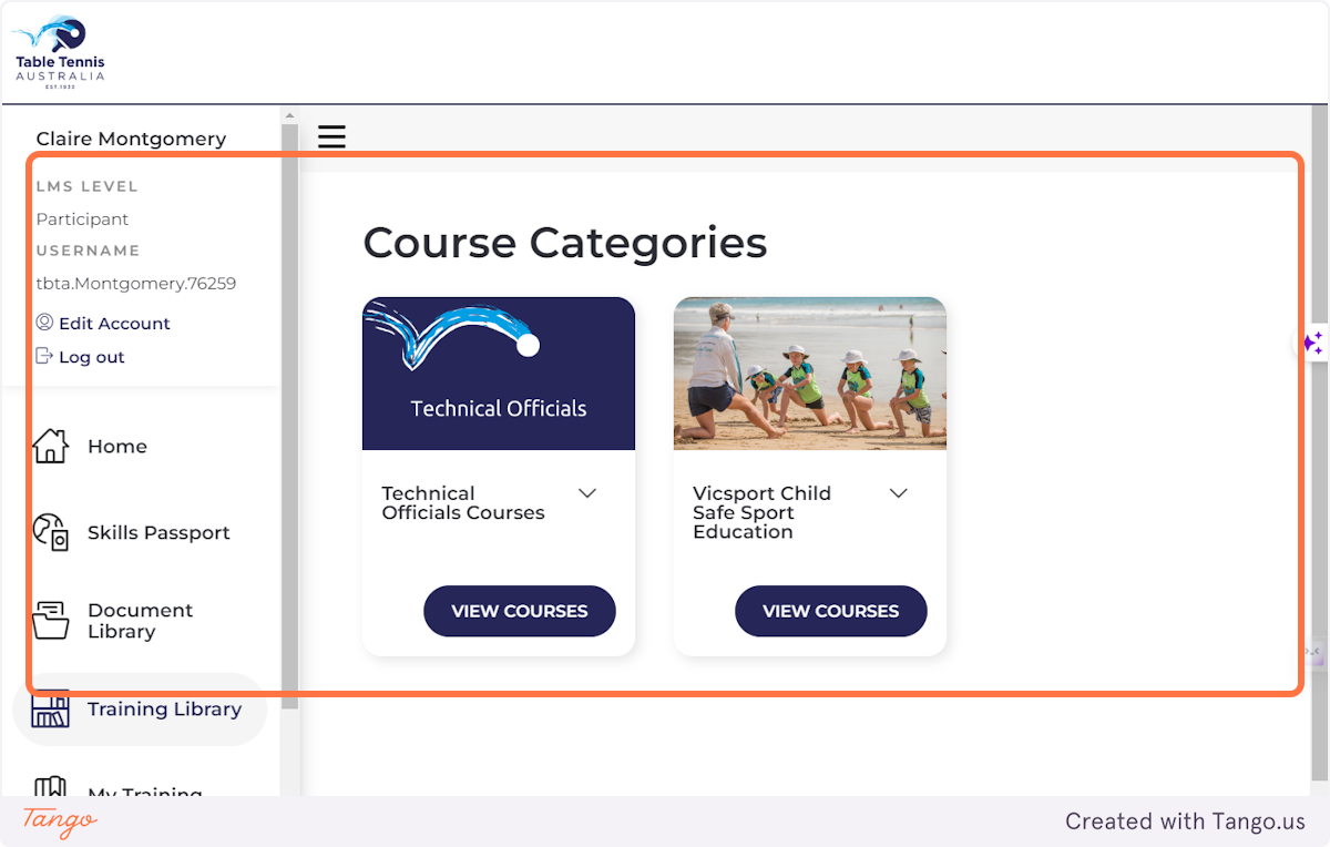 Click on Course Categories…