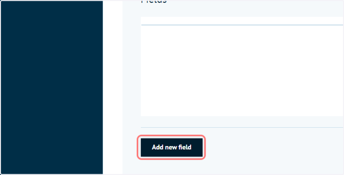 Click on Add new field