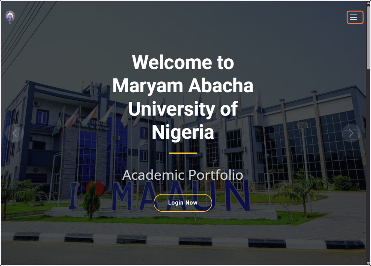 MAAUN ACADEMIC PORTFOLIO