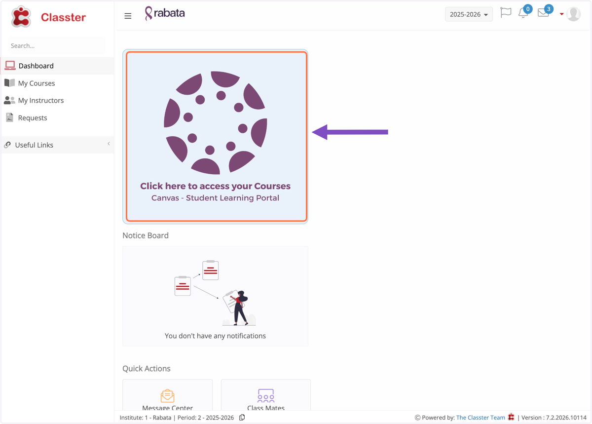 Accessing Your Course