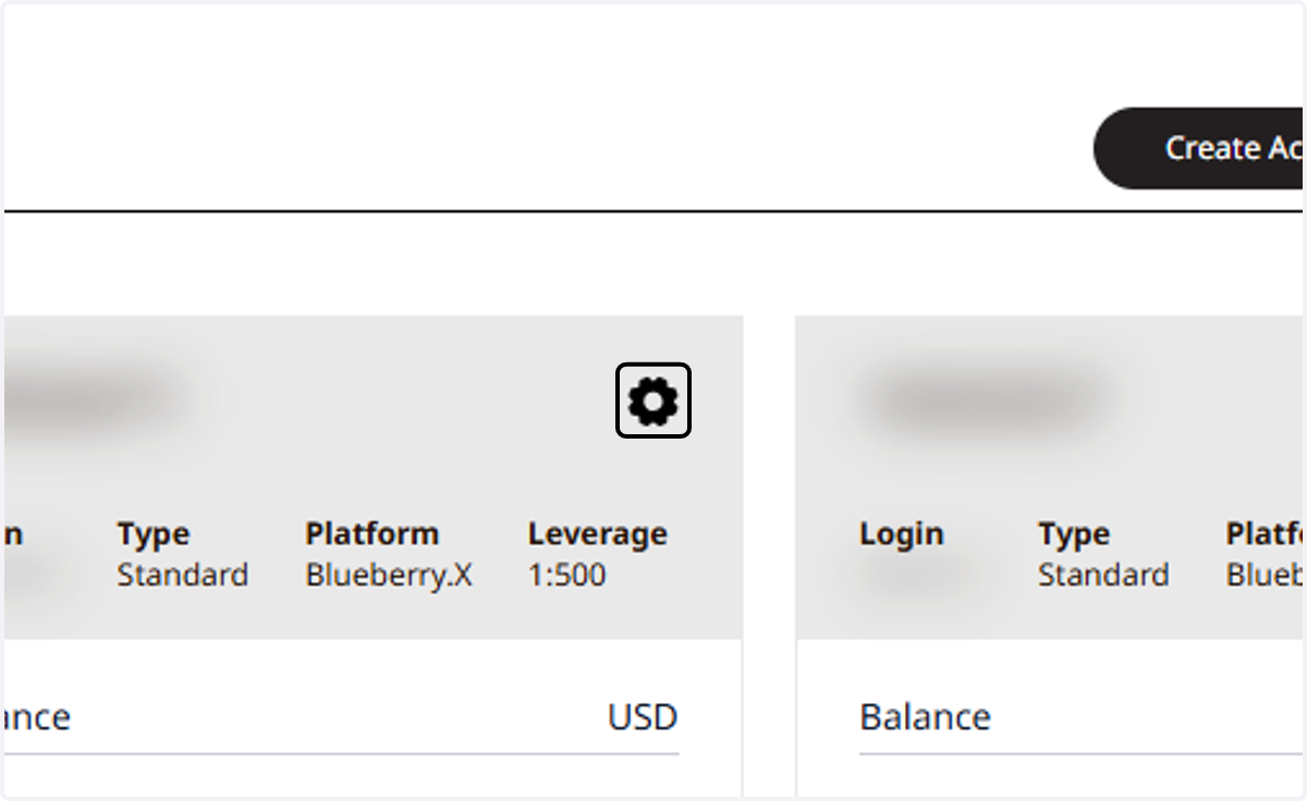 Select any of your DX / TradingView Accounts & Click on Settings
