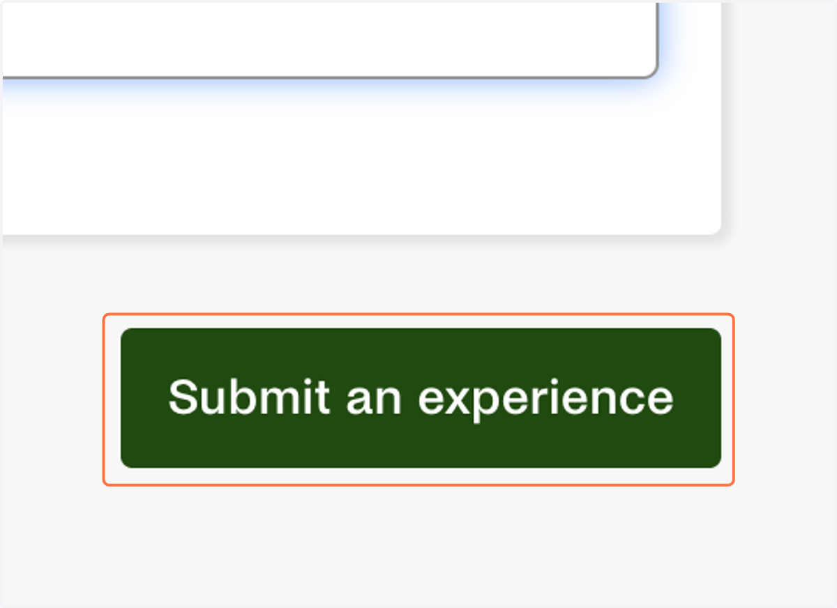 Click on the Submit an experience button.