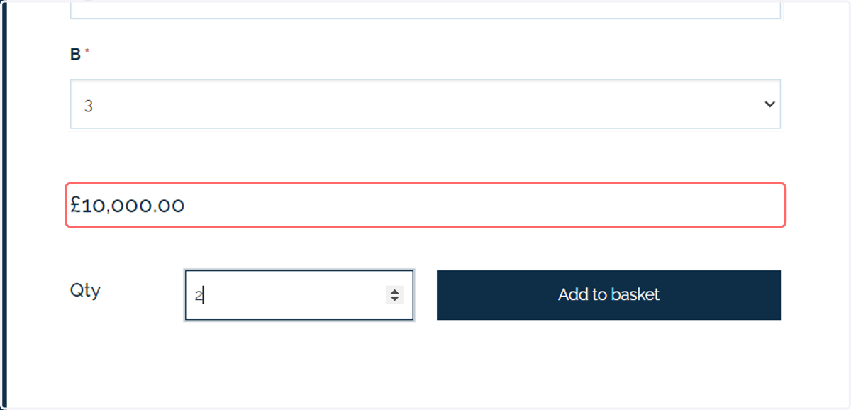 Specify values outside of the CSV entries