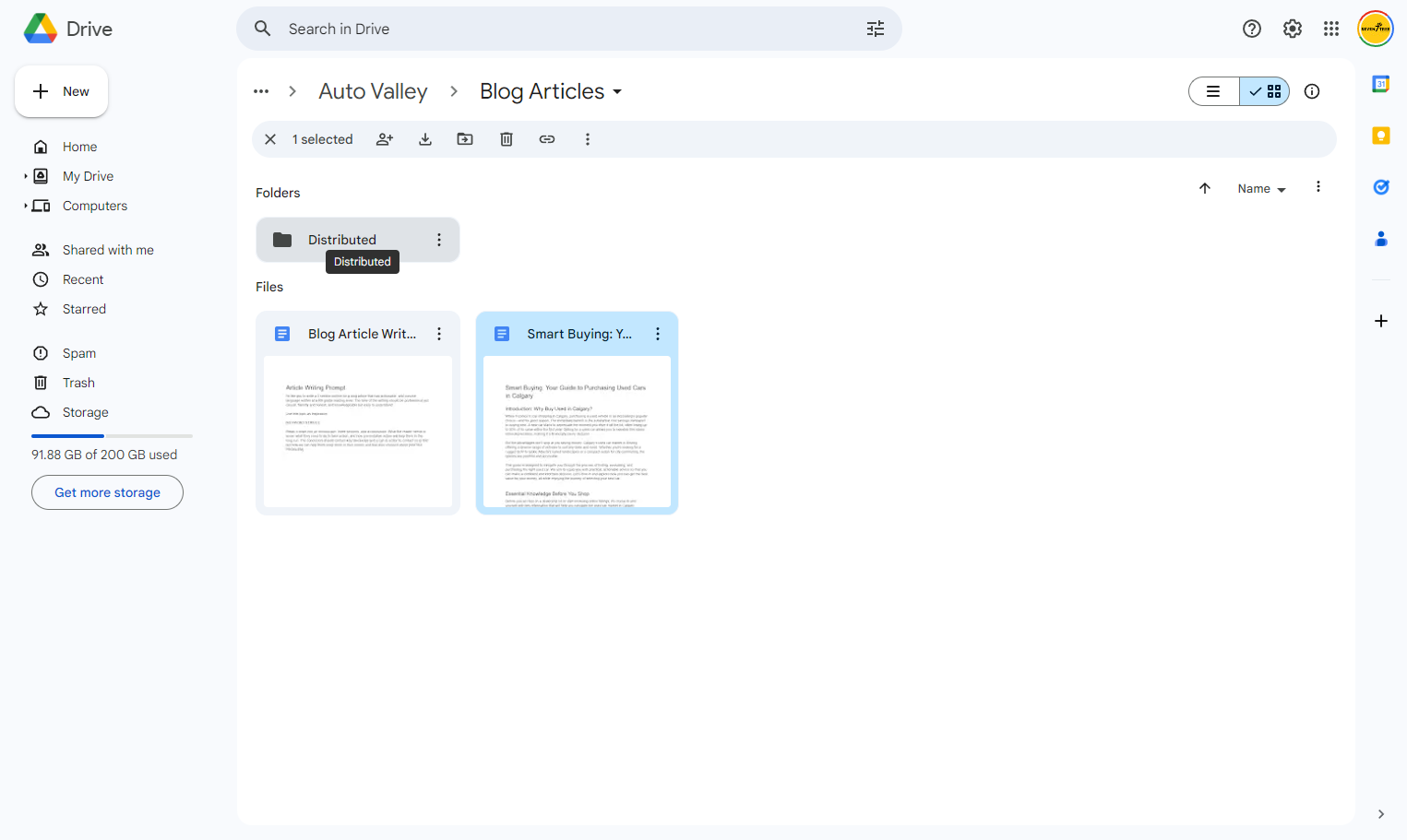 Move the Article doc into the Distributed folder