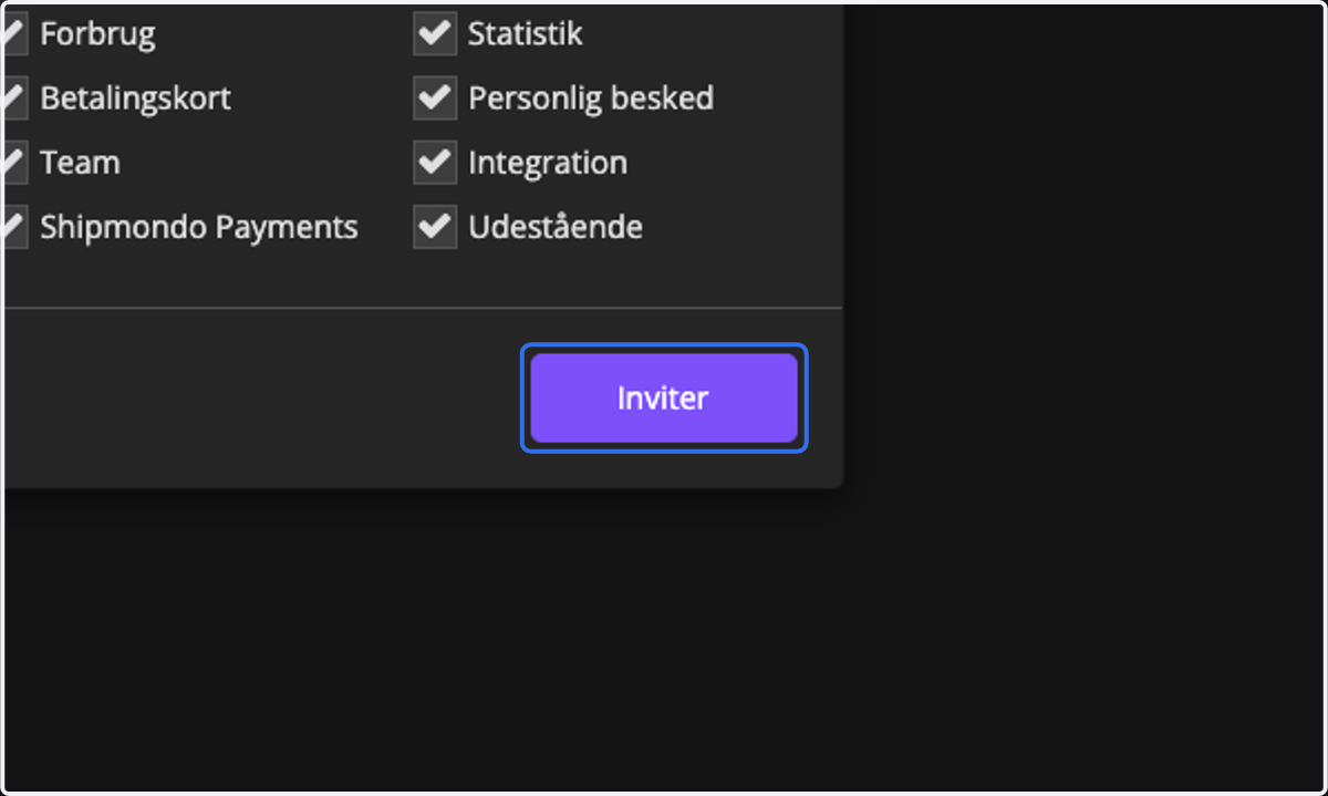 Click on Inviter