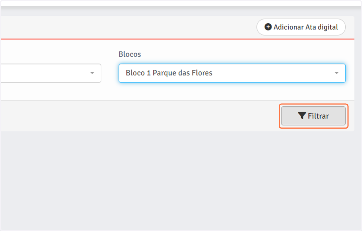 Em seguida, clique no botão "Filtrar".