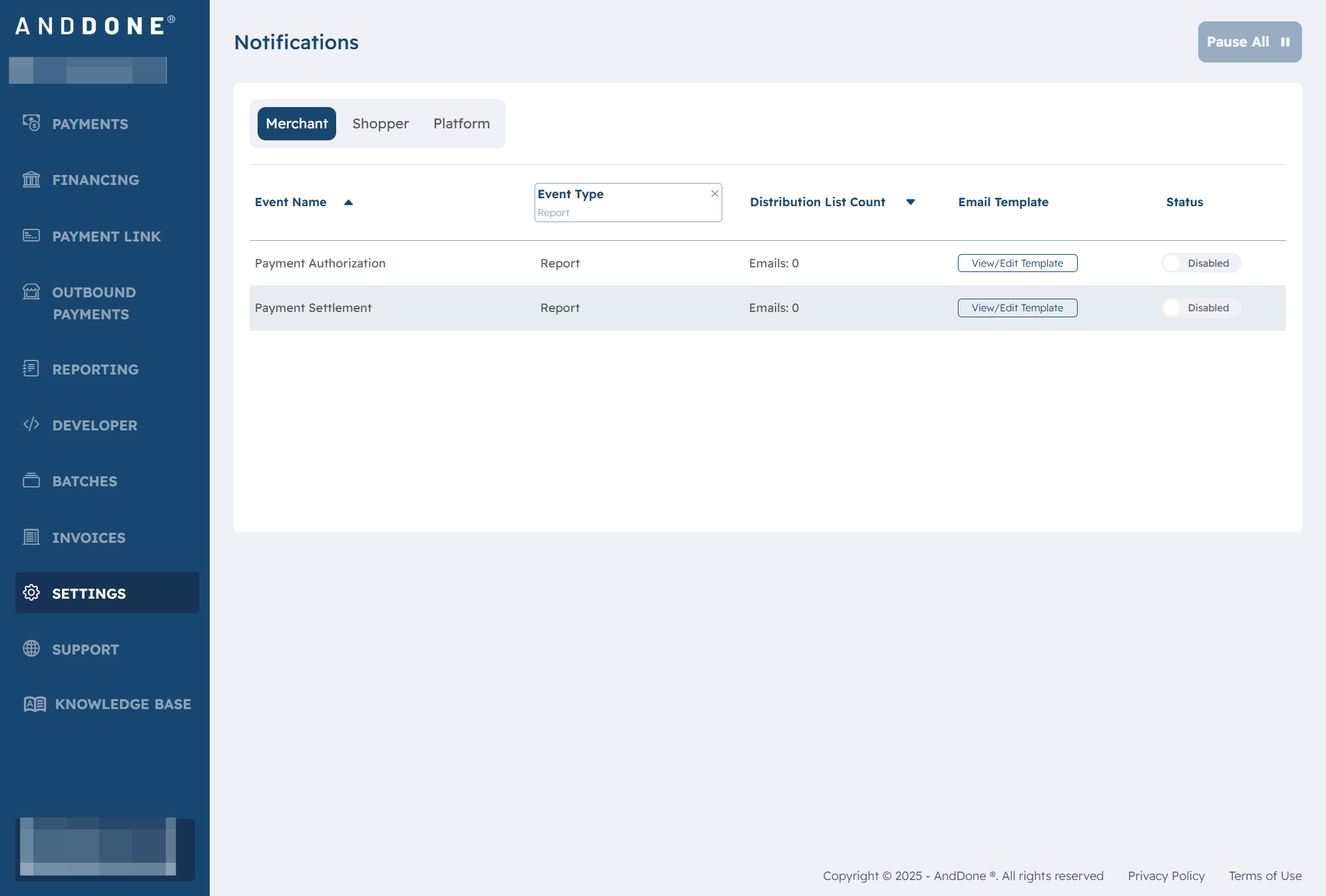 Click on the report that you want to enroll in the notifications for.