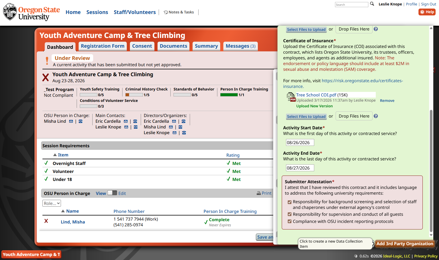 Click on Add 3rd Party Organization