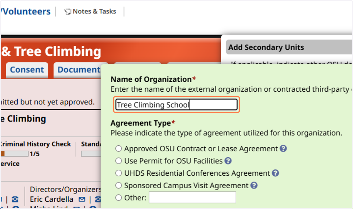 Type "Tree Climbing School"