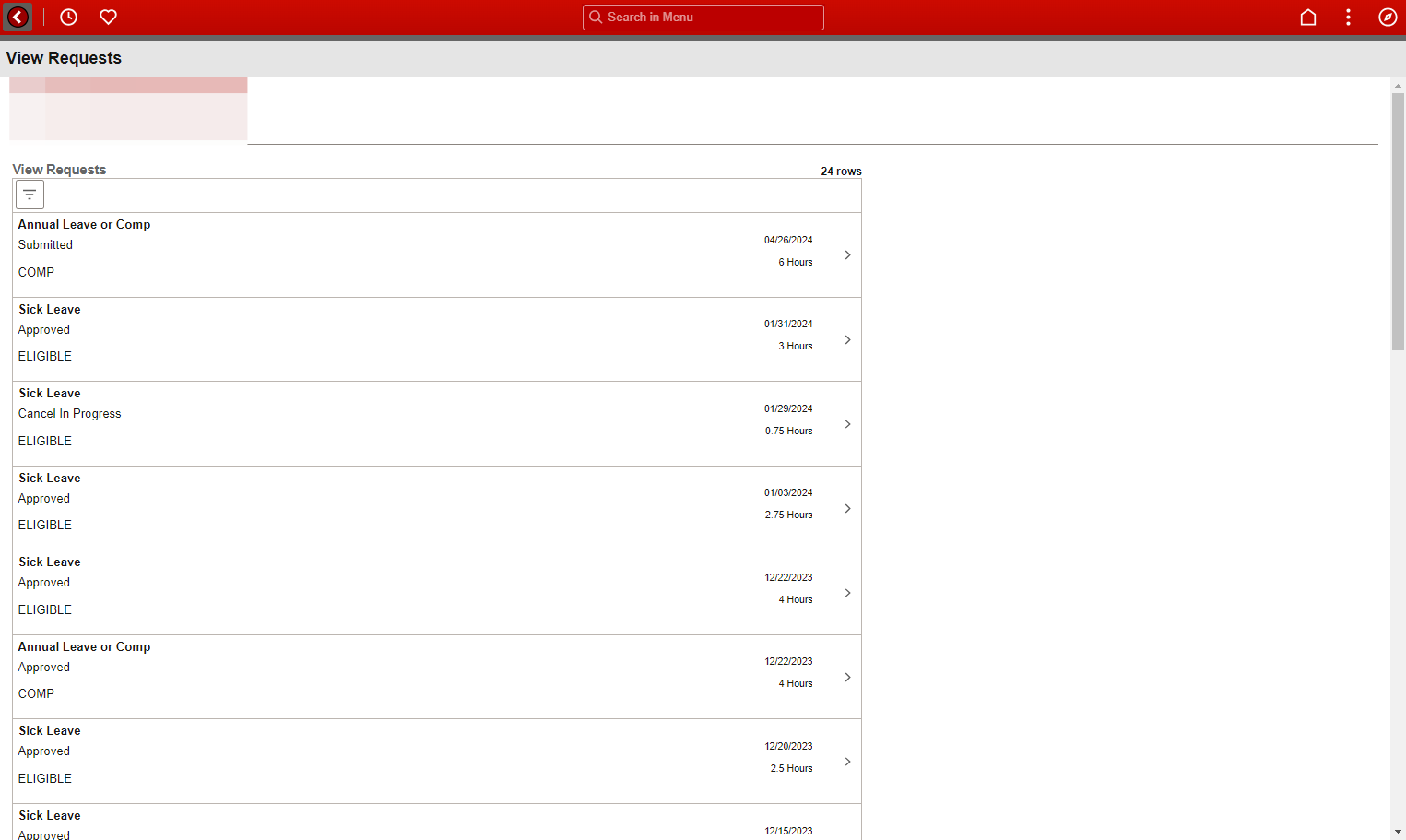 Step 8: Finish Reviewing Absence Requests