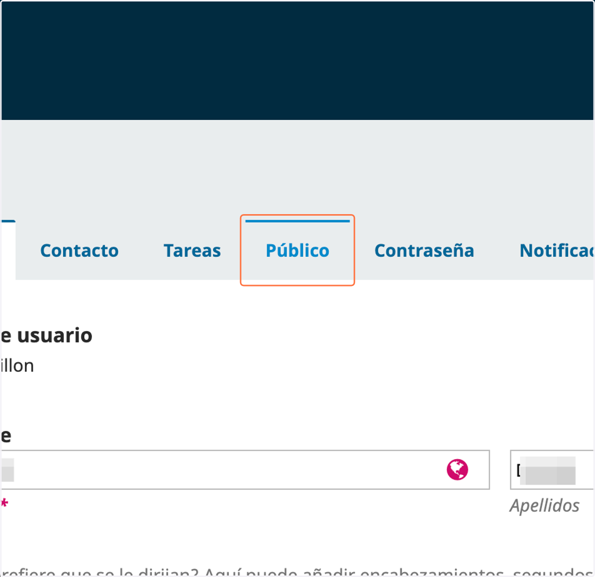 Clic en Público | Click on Public