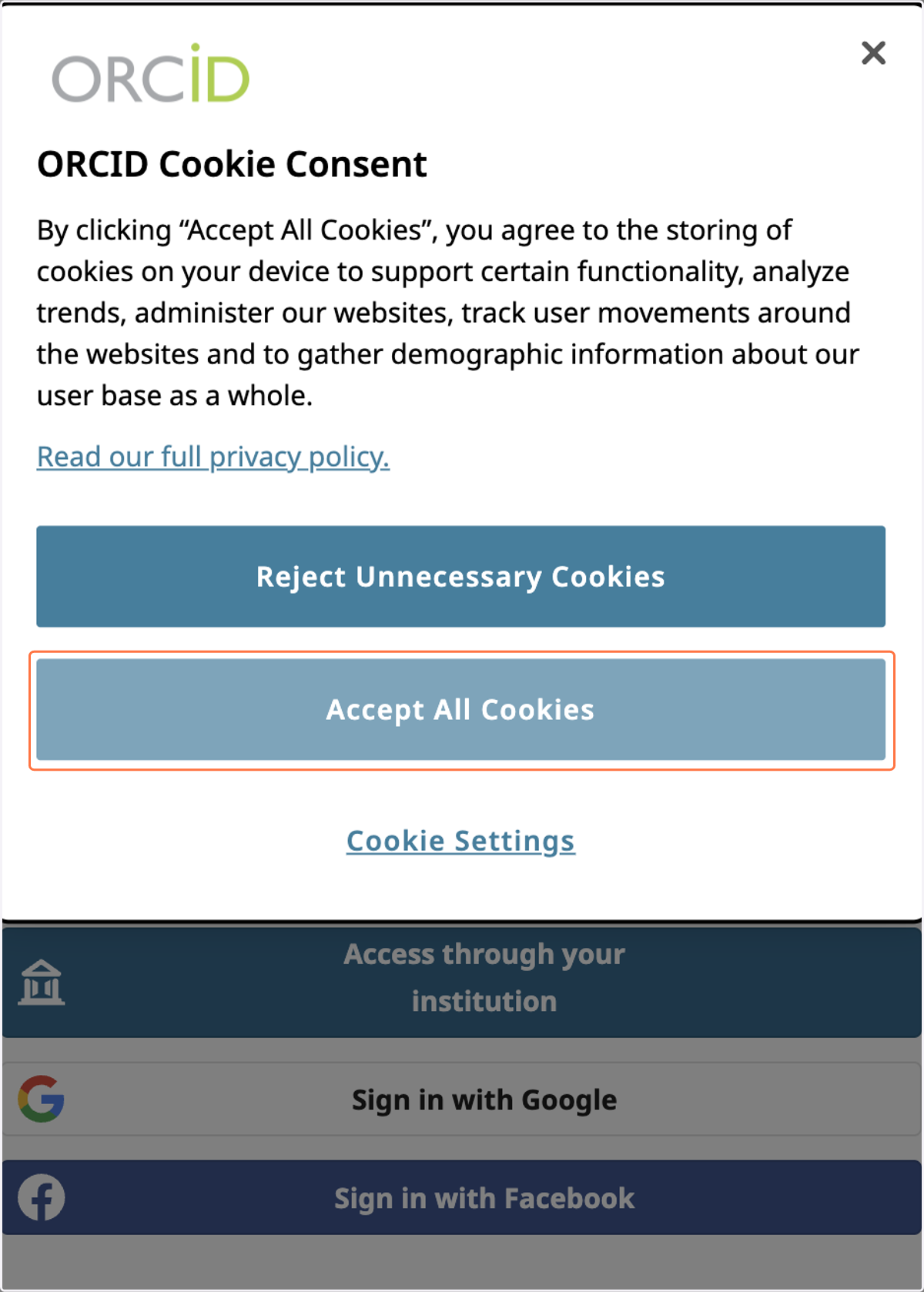 Clic en la opción que considere para el consentimiento de cookies | Click on the option you want regarding the cookie consent