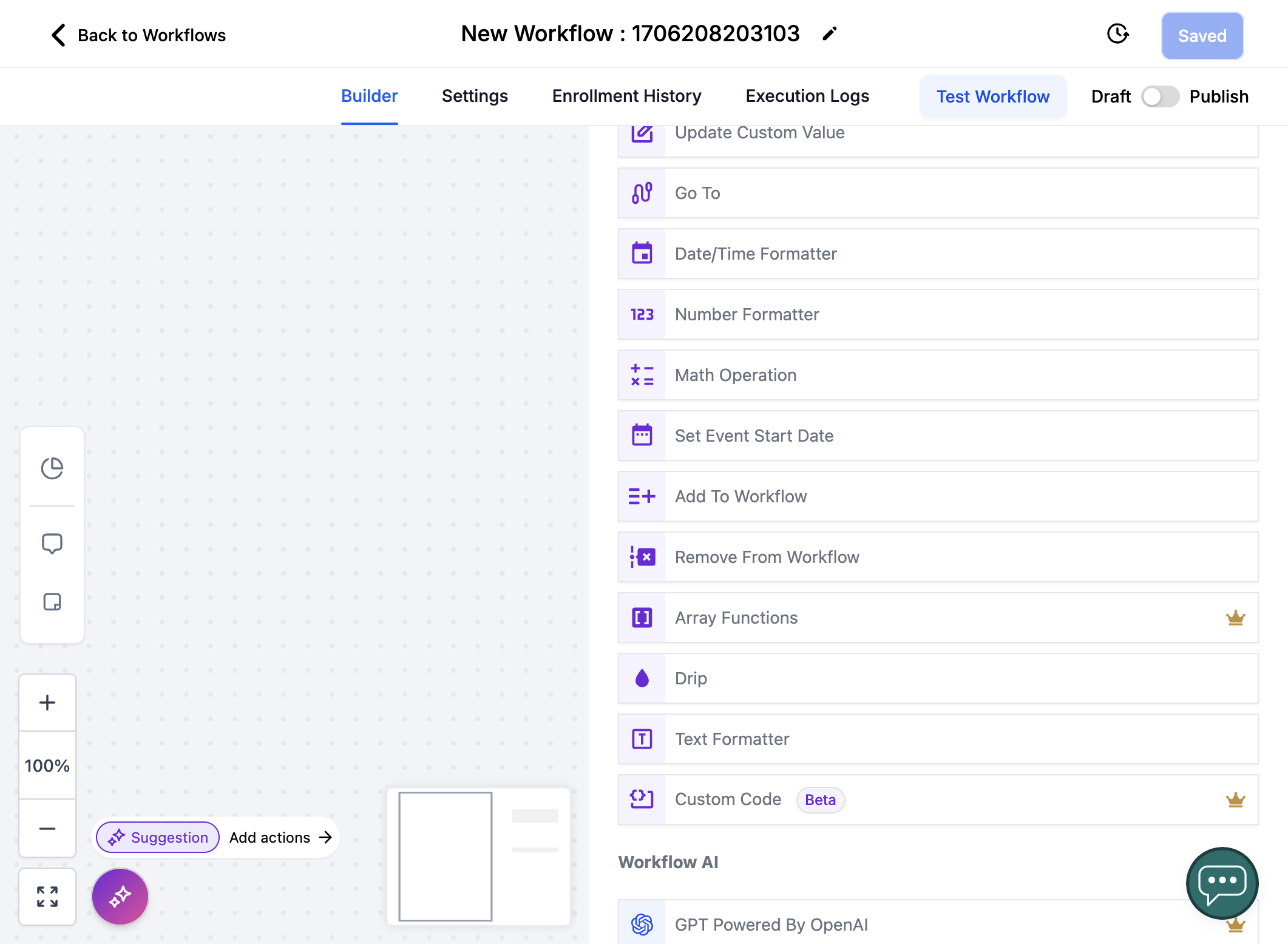Click on Drip