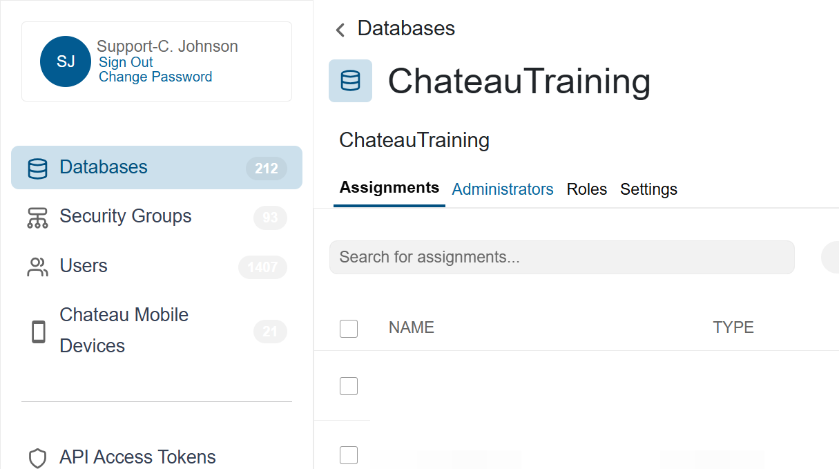 Click on Administrators tab