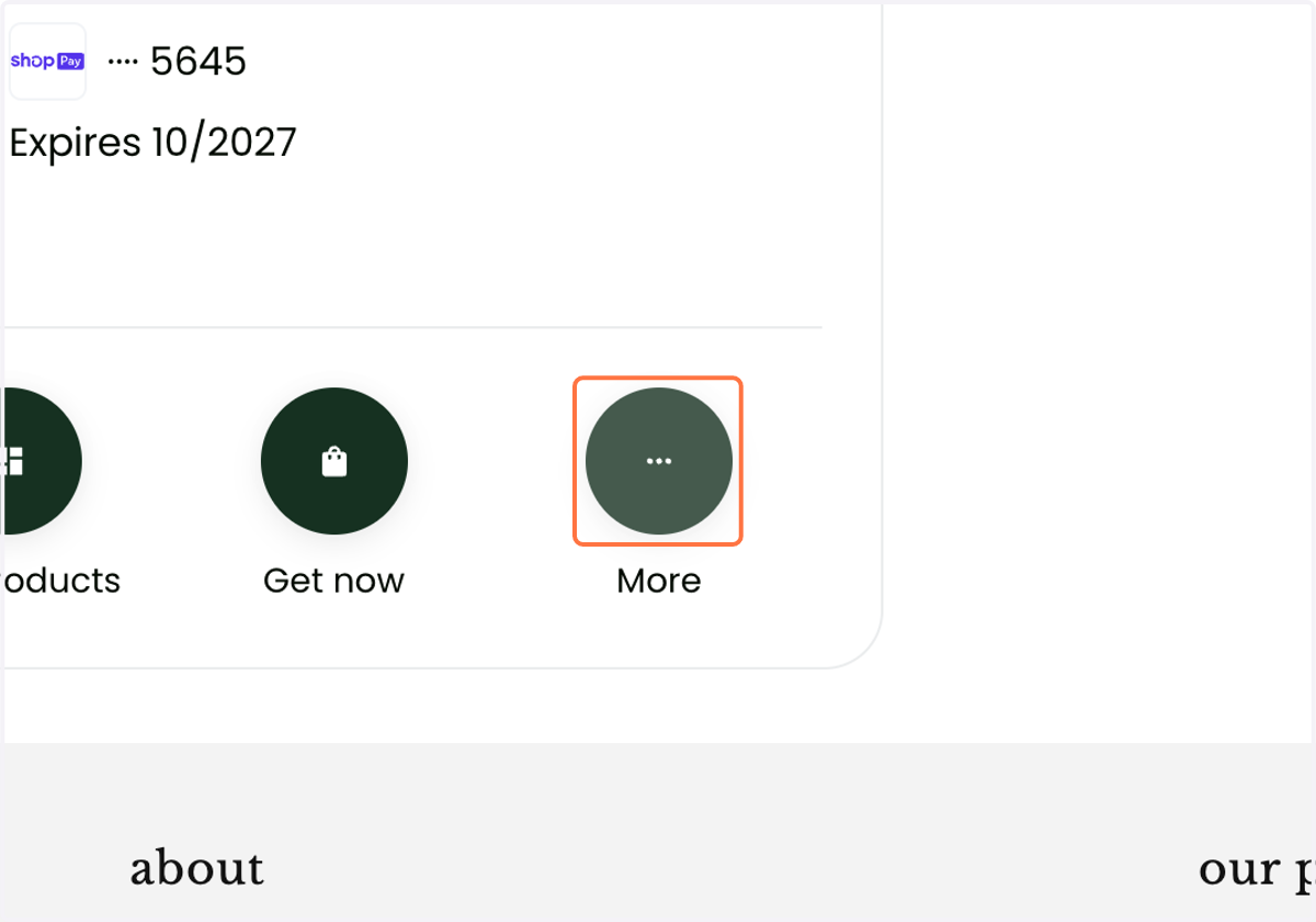 Click on More for more options