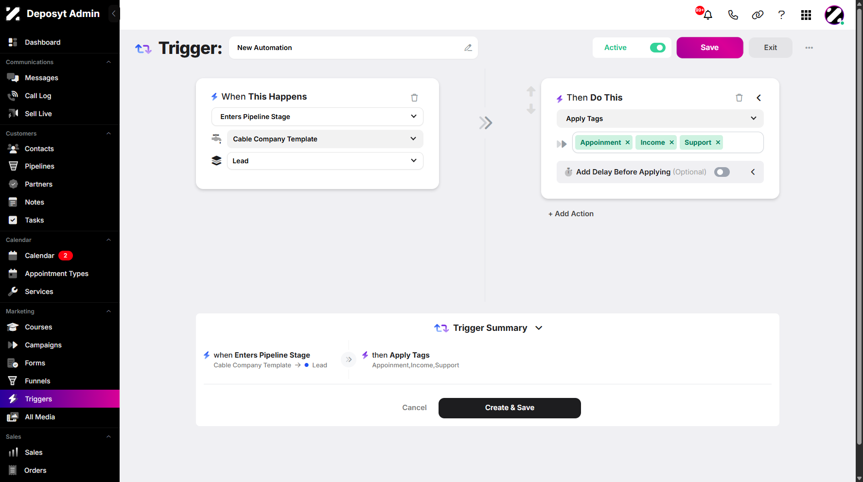 Step 10: Once you're done, click Save to you apply the changes.