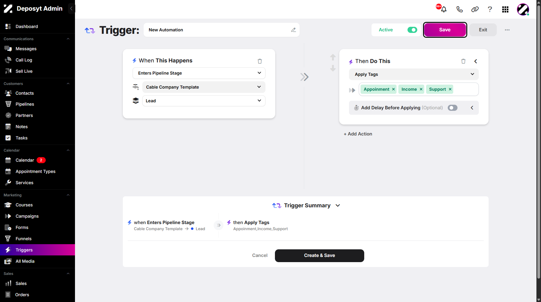 Step 10: Once you're done, click Save to you apply the changes.