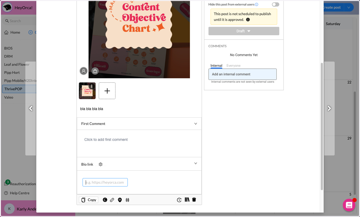Click on Click to add URL... if applicable