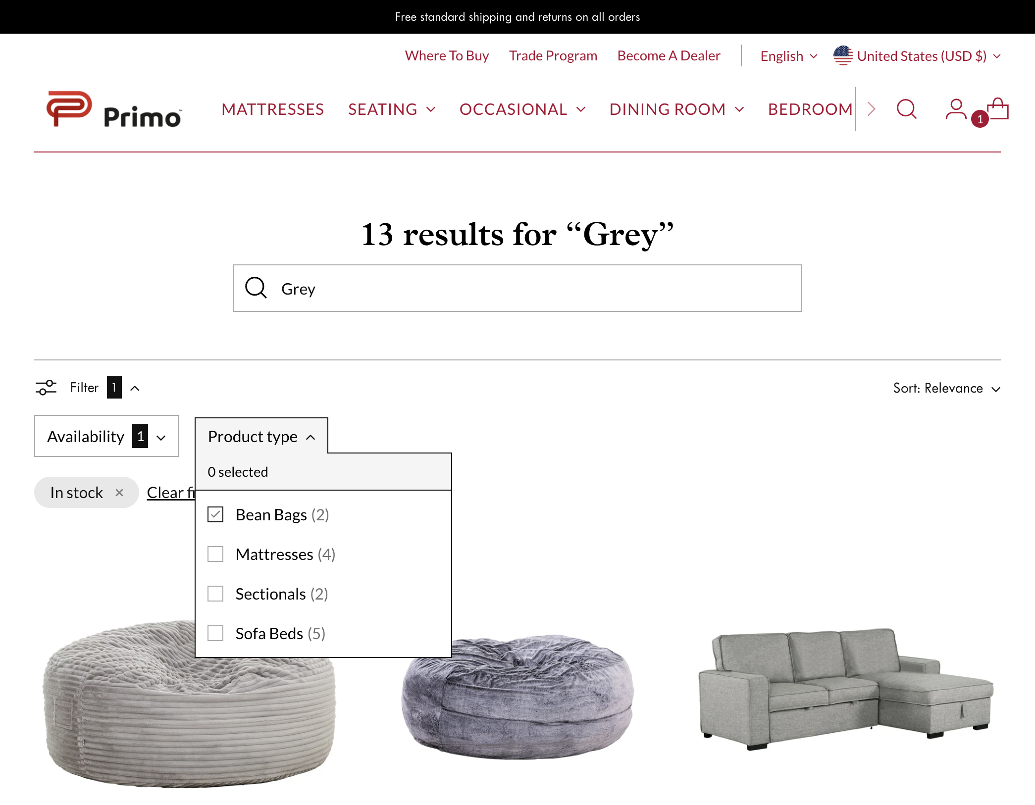Check Bean Bags…