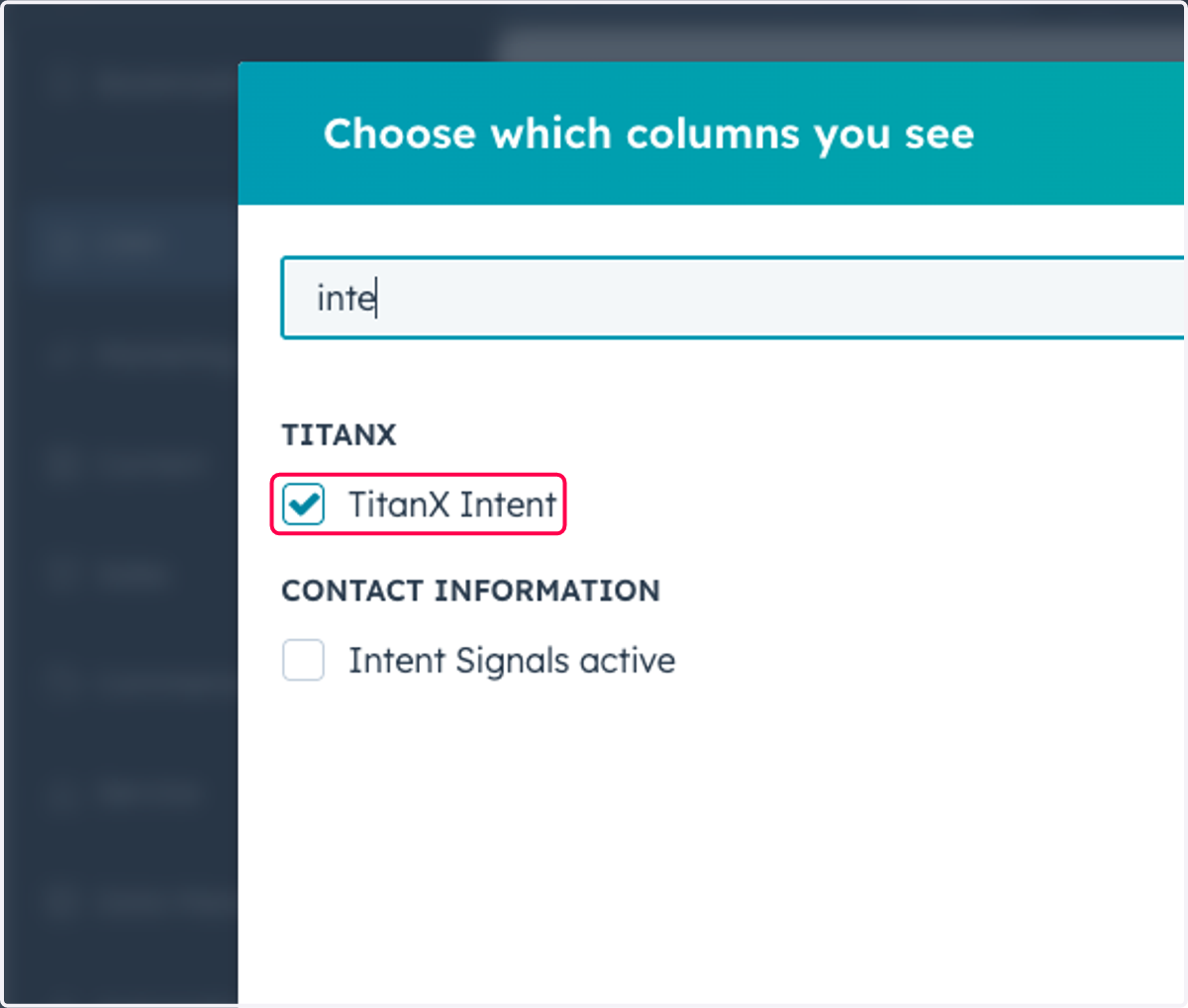 Check TitanX Intent