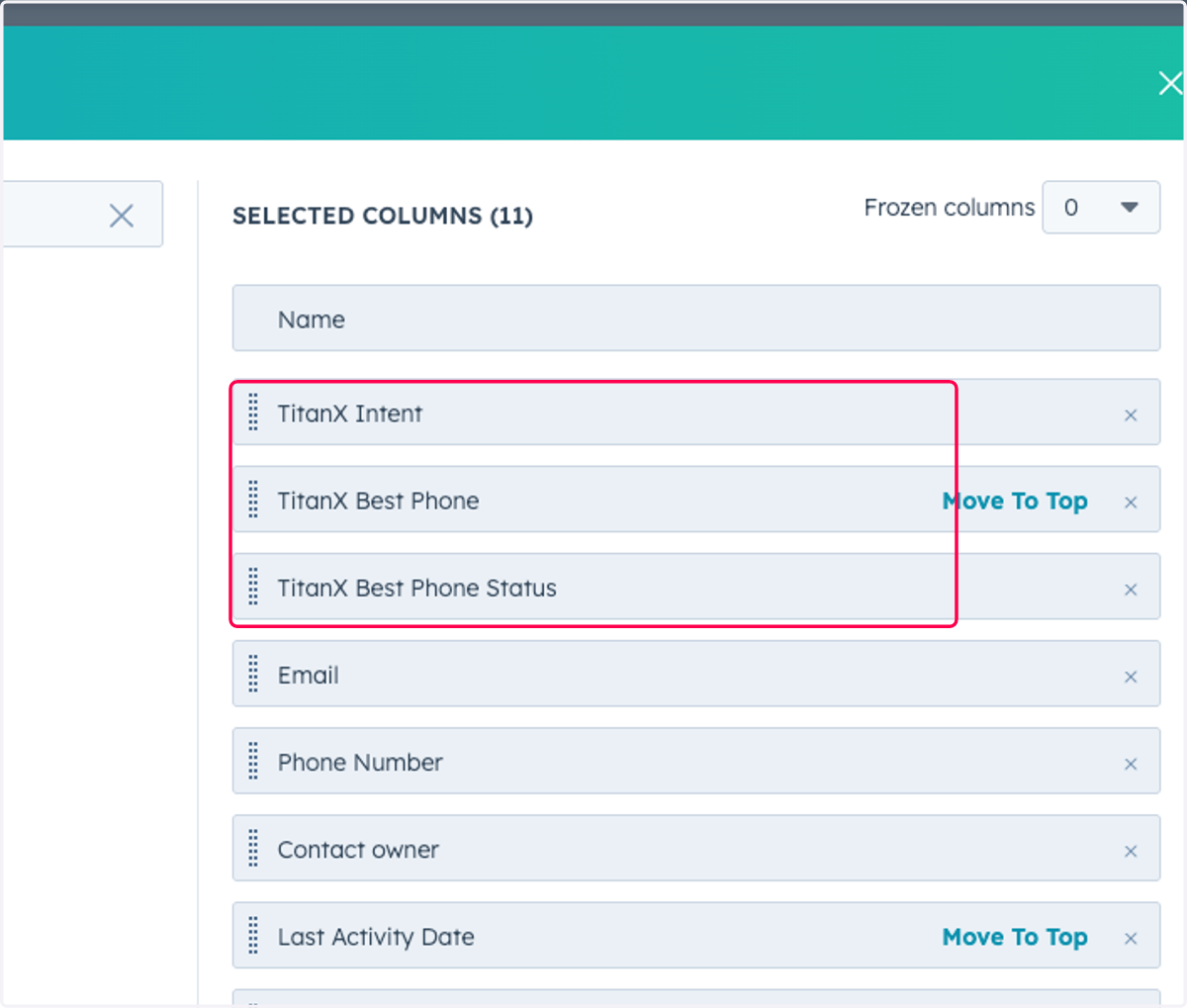 Confirm Layout