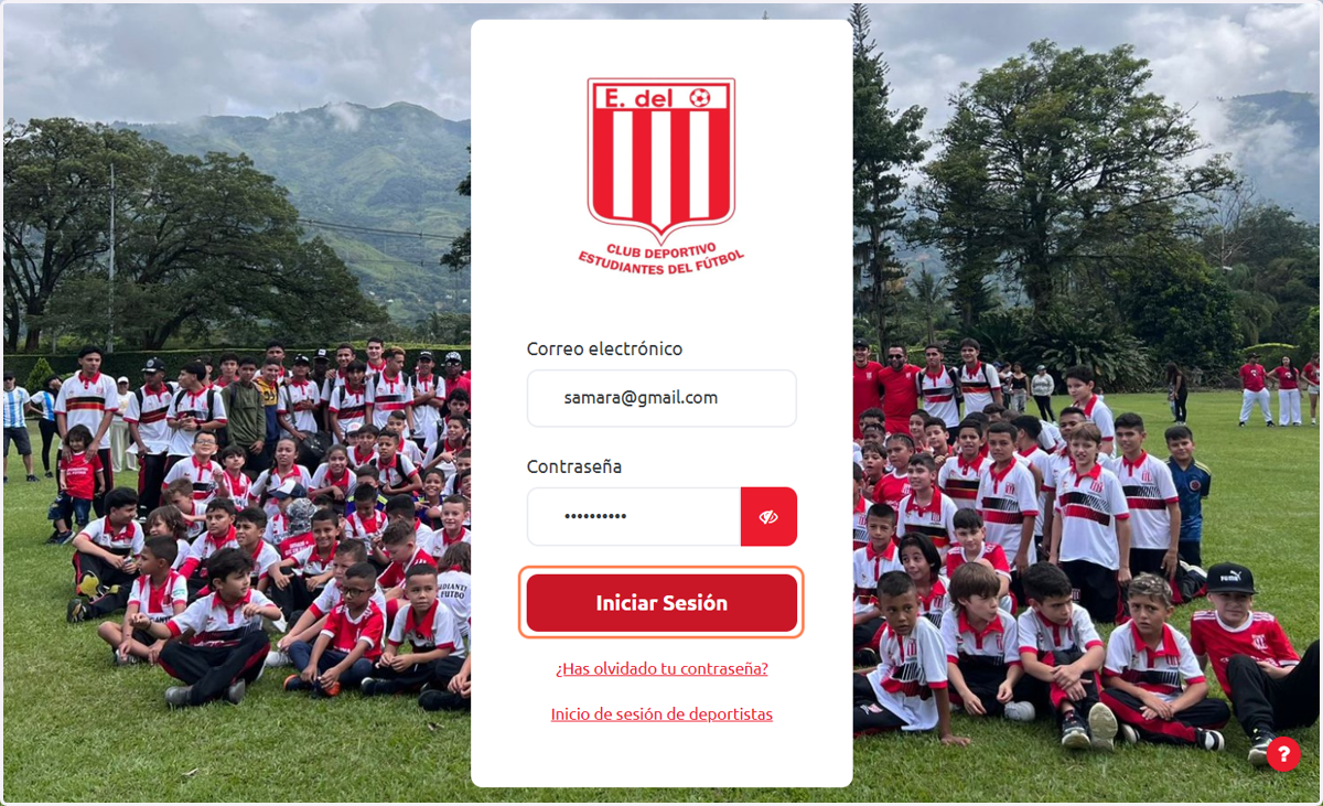 Inicio de sesión para usuarios y profesores.