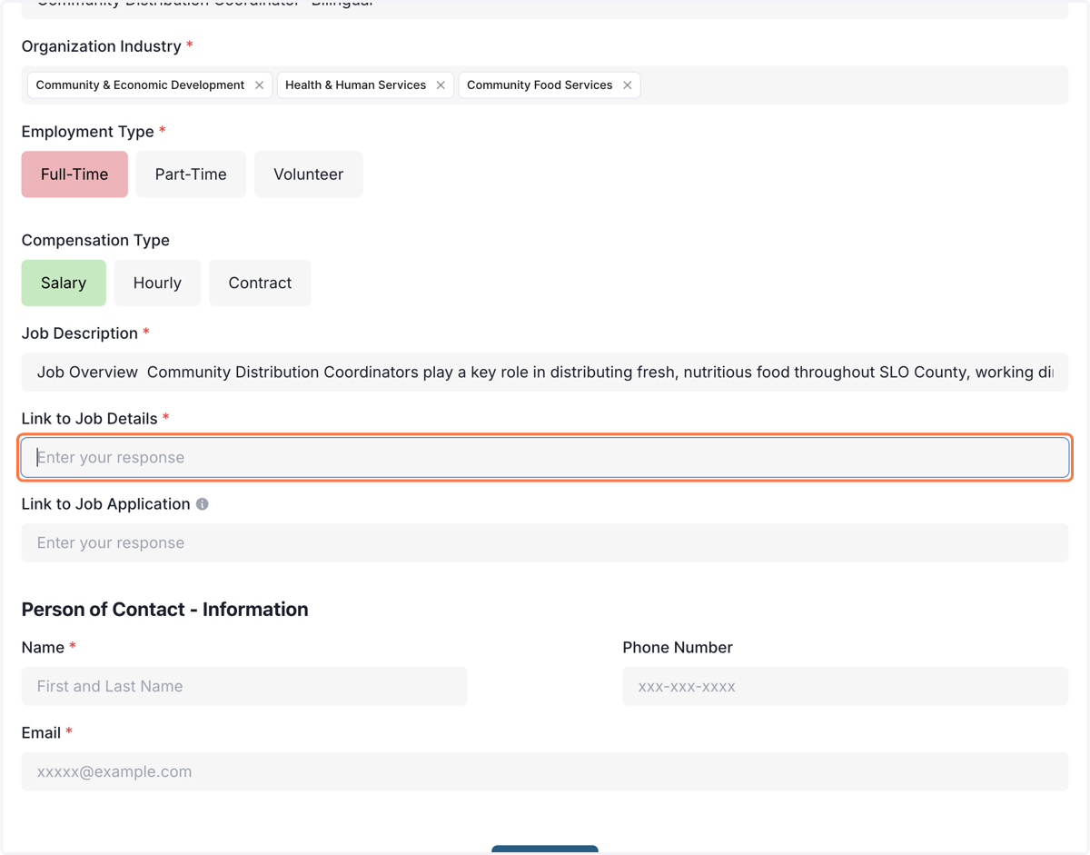 Add the link to any job details here (PDF, your nonprofit website, Google Doc Link, etc)