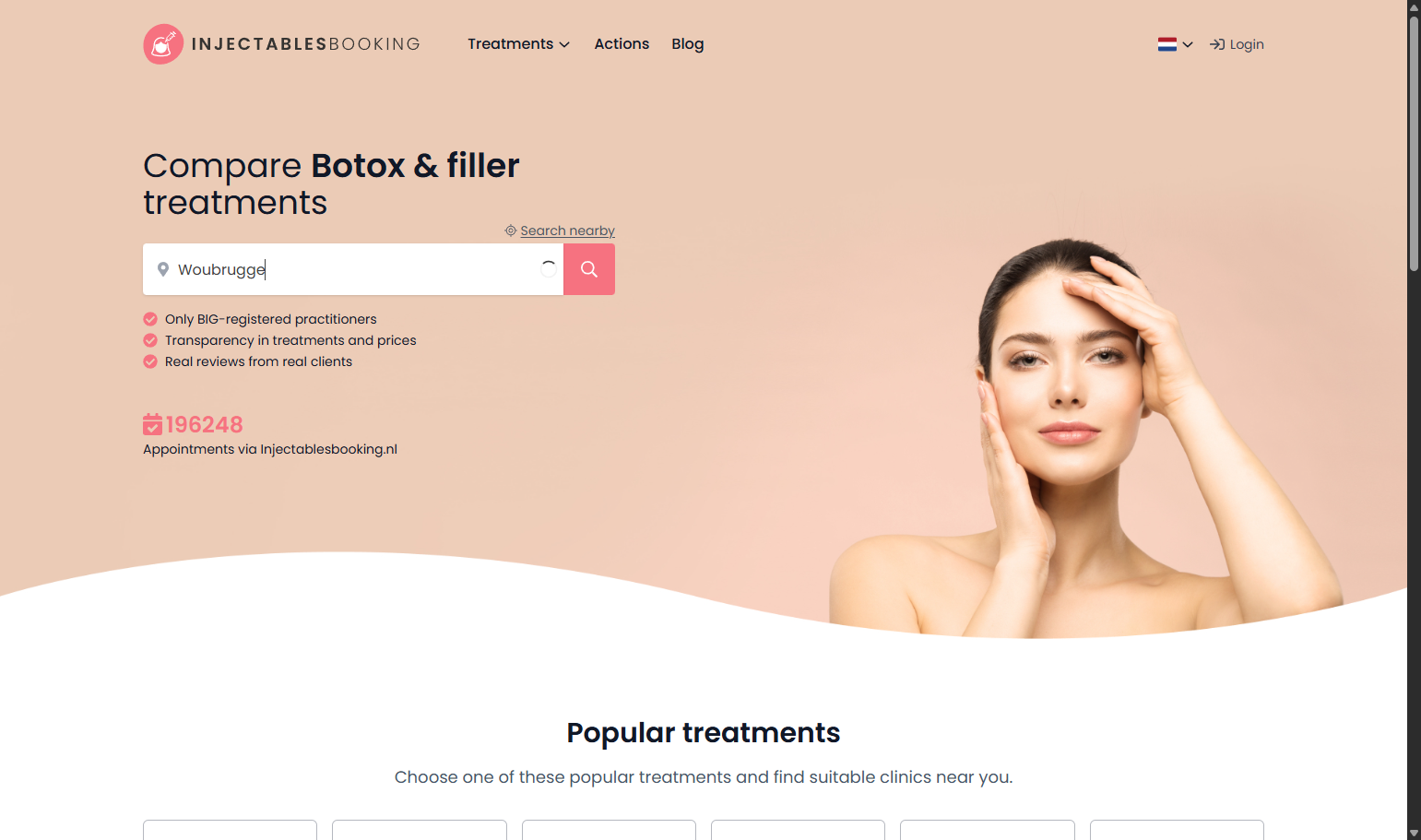 Go to injectablesbooking.nl, injectablesbooking.co.uk, injectablesbooking.ae, or injectablesbooking.de to claim and activate clinic Begin op injectablesbooking.nl, injectablesbooking.co.uk, injectablesbooking.ae of injectablesbooking.de om jouw klini