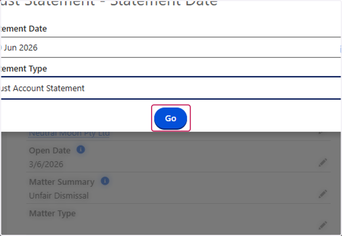 Click on Go