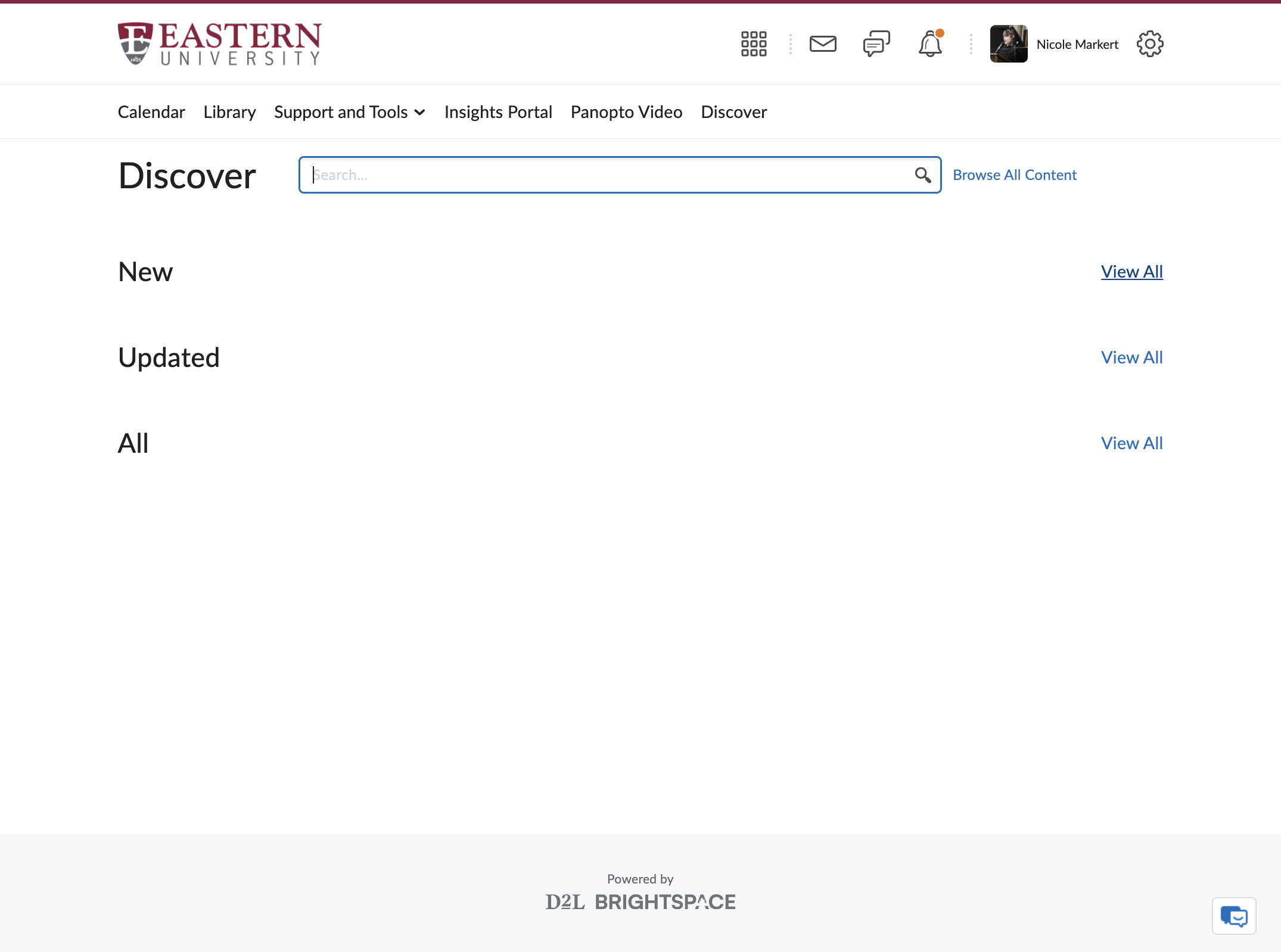 Click on "View All" Under the "New"
