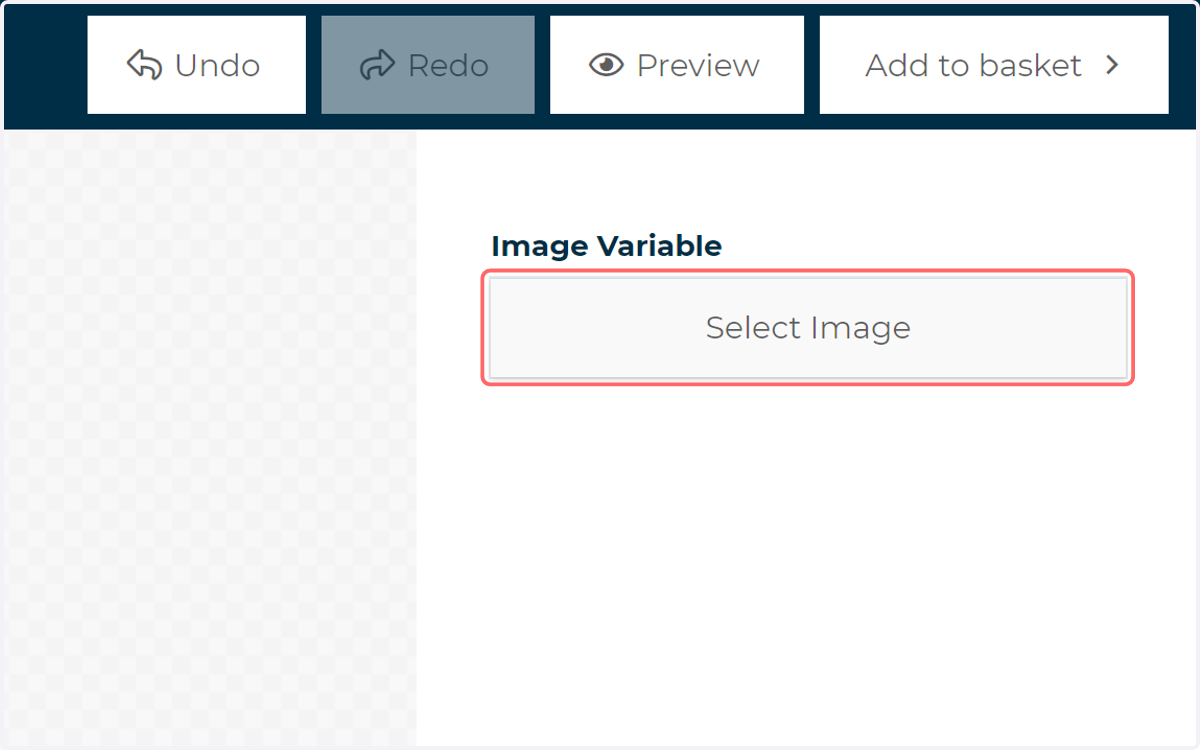 Click on Select Image