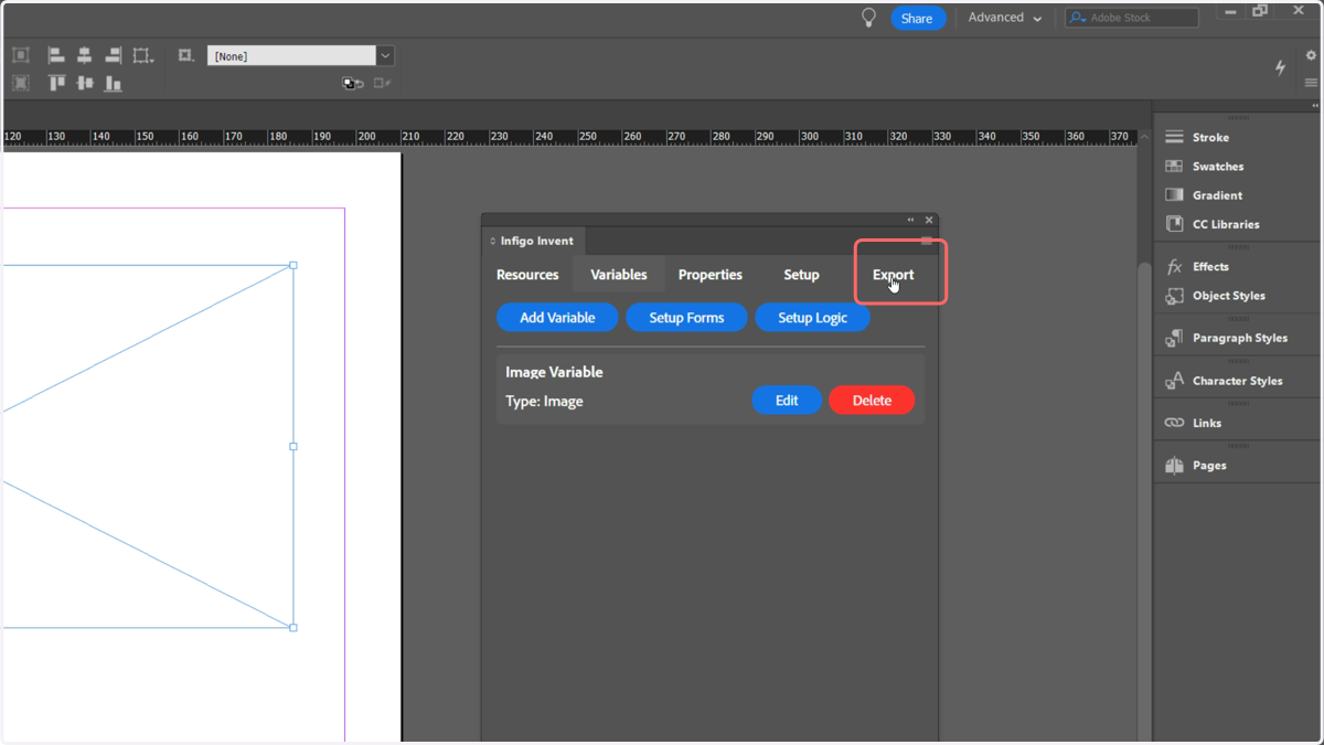 Export the template as a MEX file