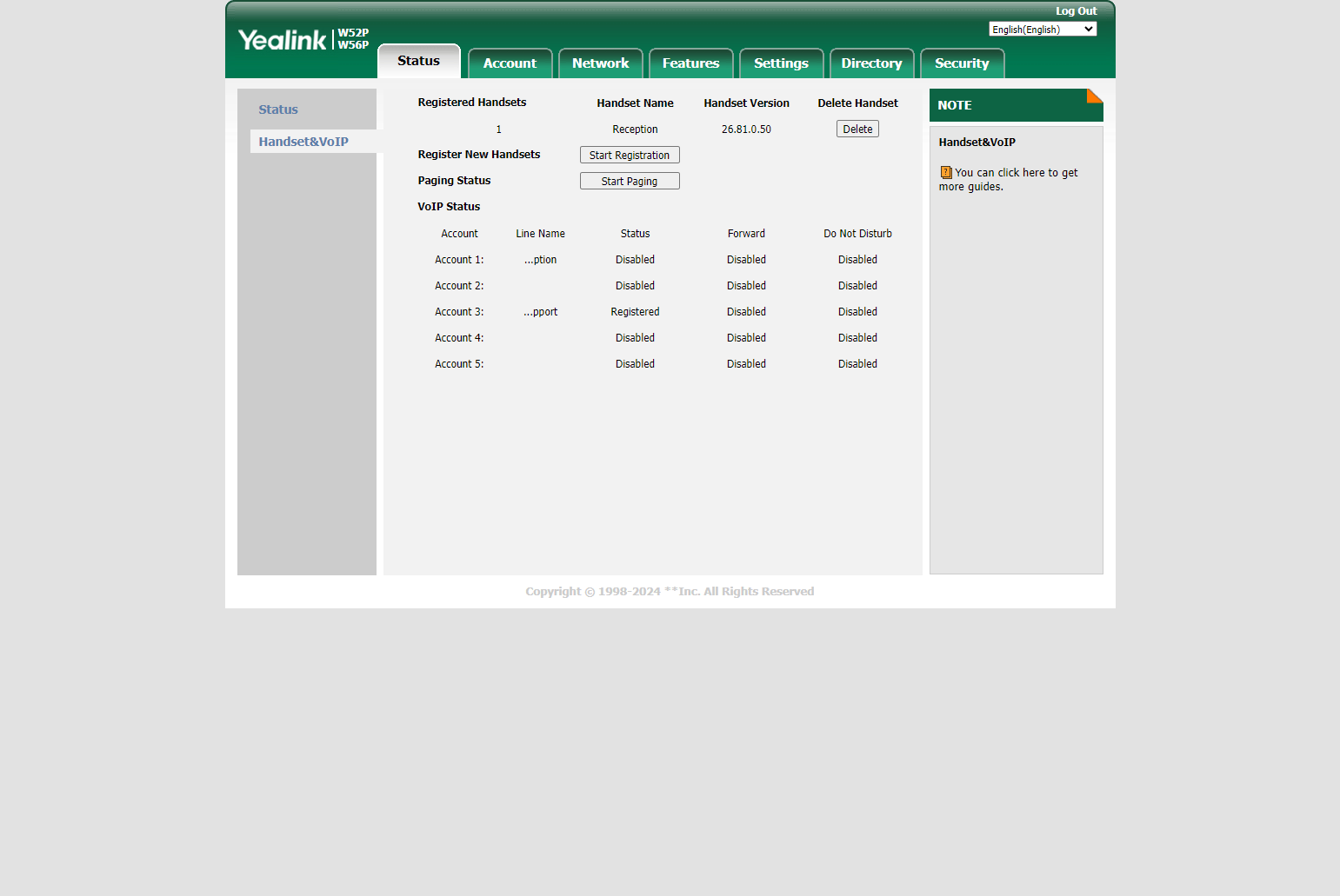 You should also see your account is Registered from this screen