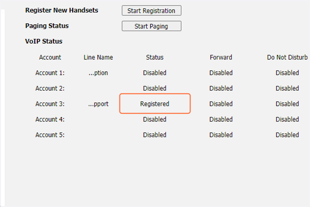 You should also see your account is Registered from this screen
