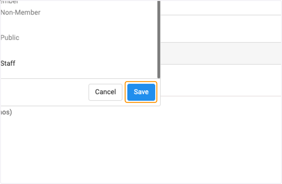 Click on Save